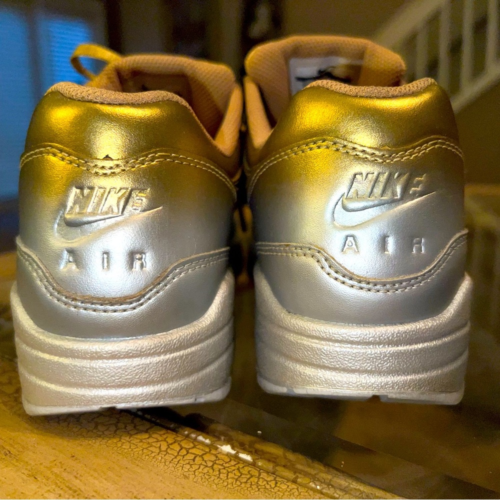 Nike Air Max 1 LX Liquid Gold & Platinum